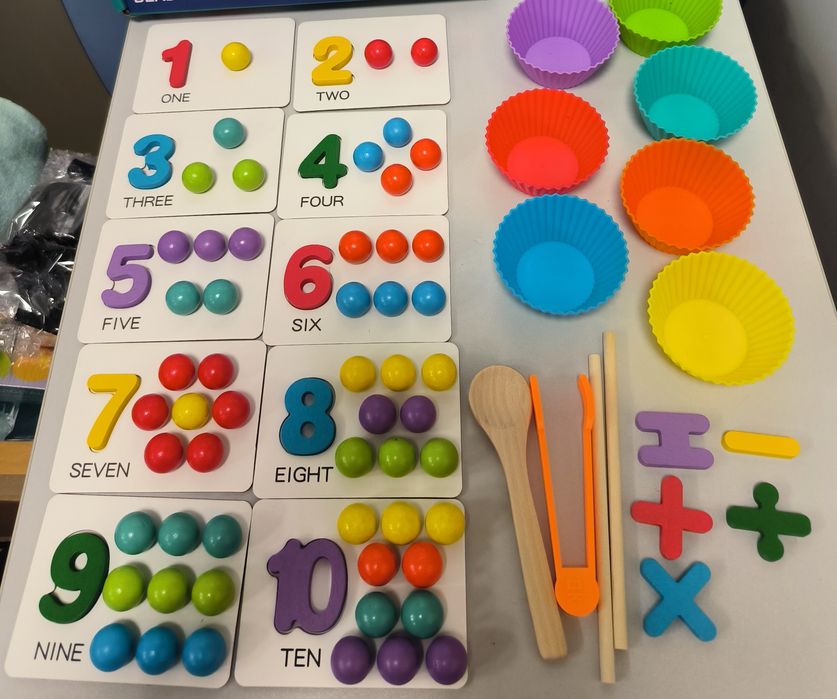 Монтесори и дървени играчки нови или малко изолзвани