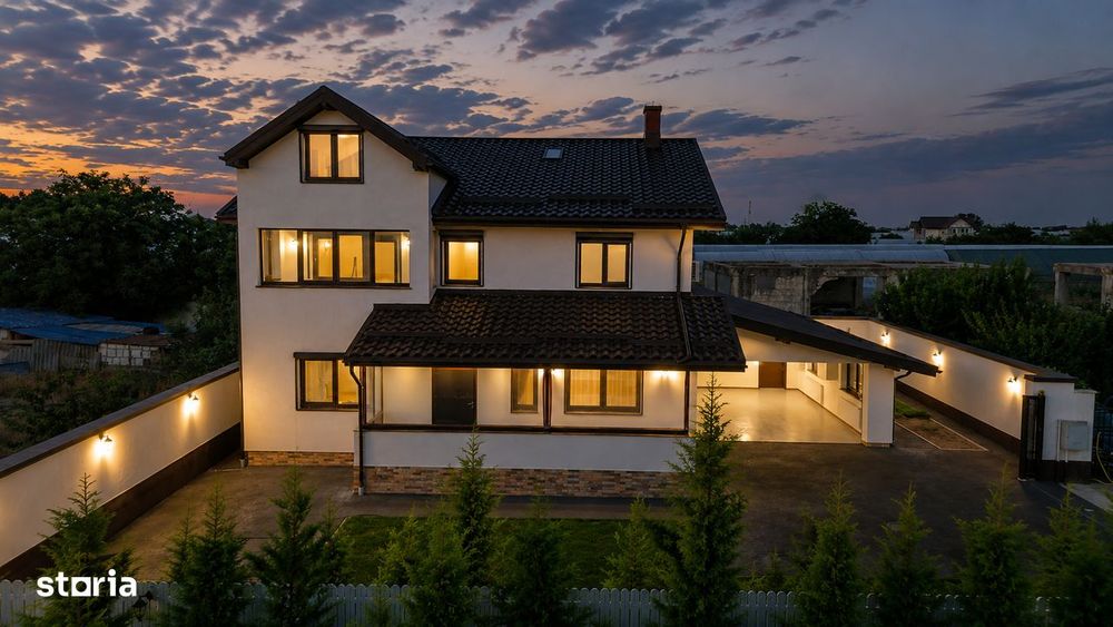 Casa premium de vanzare in Adunatii Copaceni – 326 mp utili, 492 mp