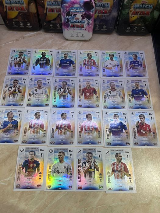 Футболни карти мач аттак Match attax 25/26