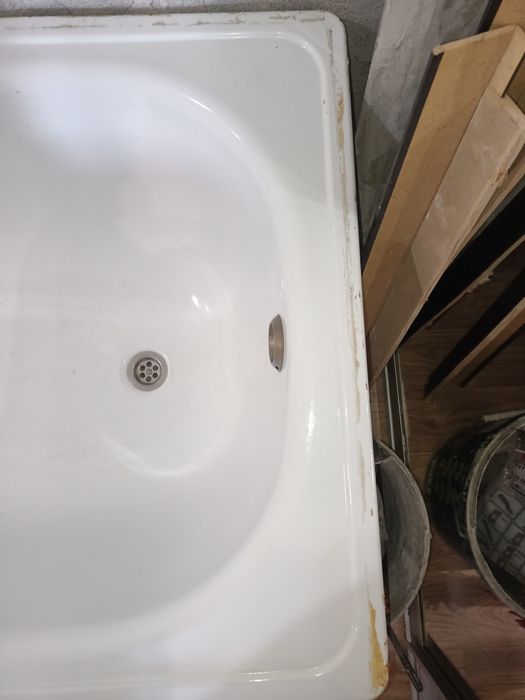 Ванна стальная, раковина