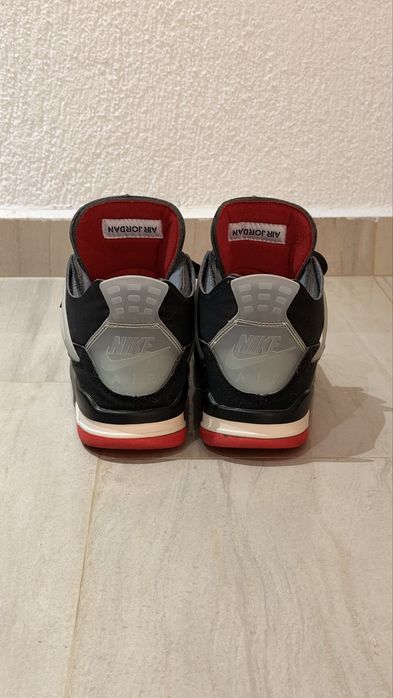 Jordan Retro 4 Black/Infrared Off-White Limited номер 42