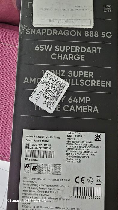 Telefon Realme 5g Special Edition