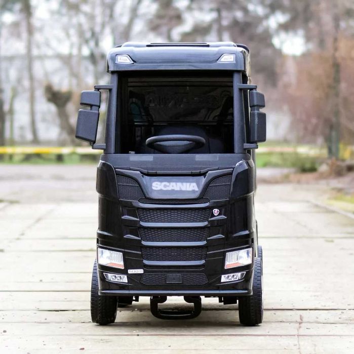 Camion electric pentru copii SCANIA R-SERIES 4x4 180W 12V 14Ah PREMIUM