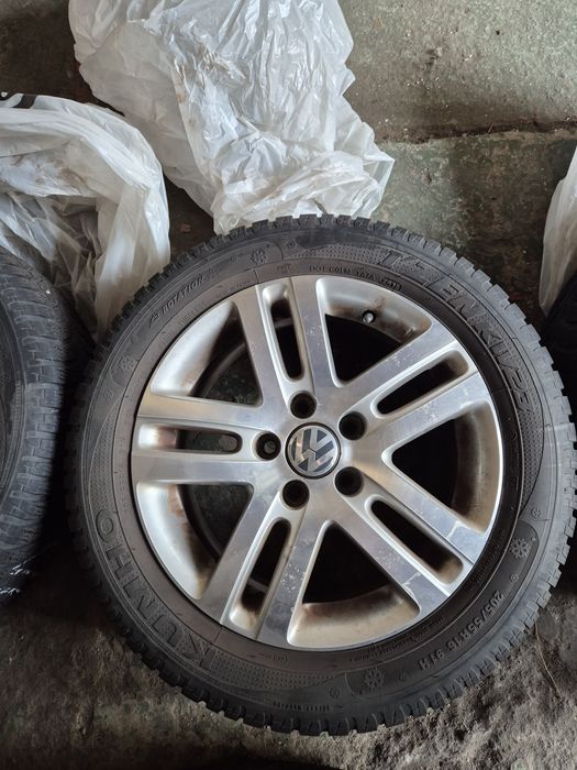 Алуминиеви джанти 5x112 с гуми R16 Volkswagen Golf V-Vl  внос Германия