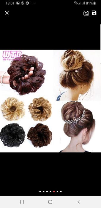 Для волос  шаньоны,резинки