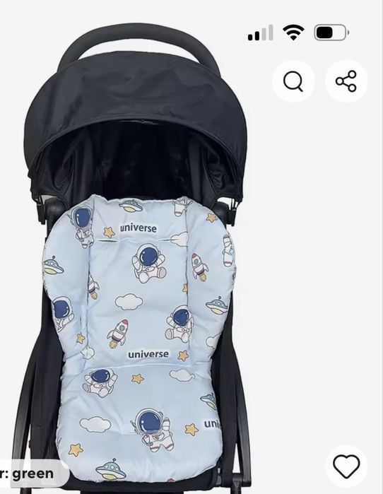 Подложка за количка детска матраче памук