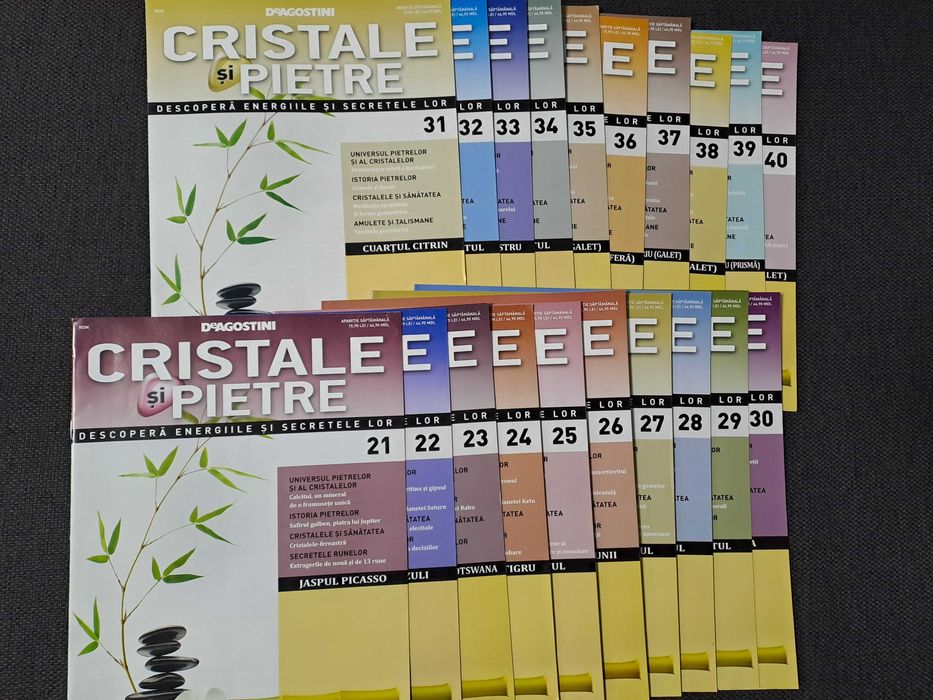 Cristale si pietre (rune) din colectia DeAgostini