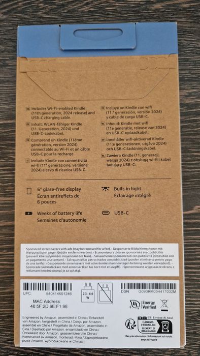 Amazon Kindle 2024г.