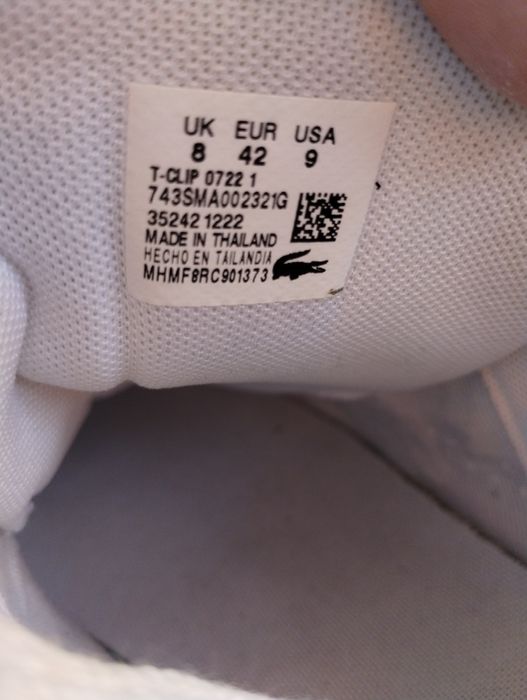 Adidasi piele Lacoste