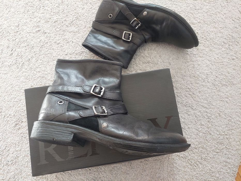 Replay boots мъжки кожени боти