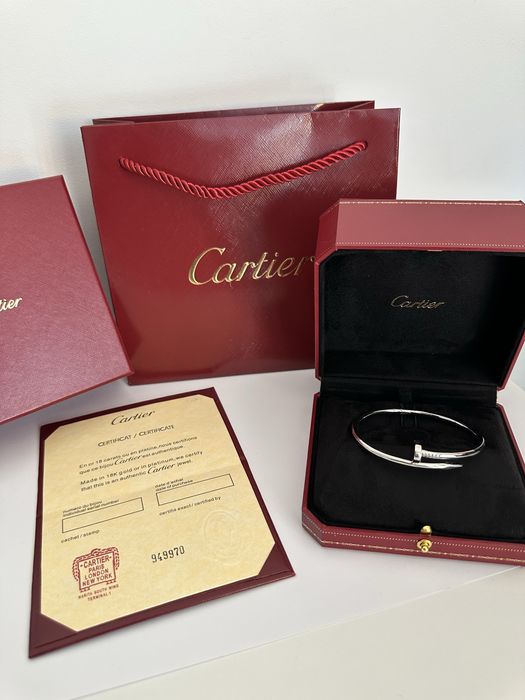Brățară Cartier Juste un Clou 19 White Gold 750 cu Cutie