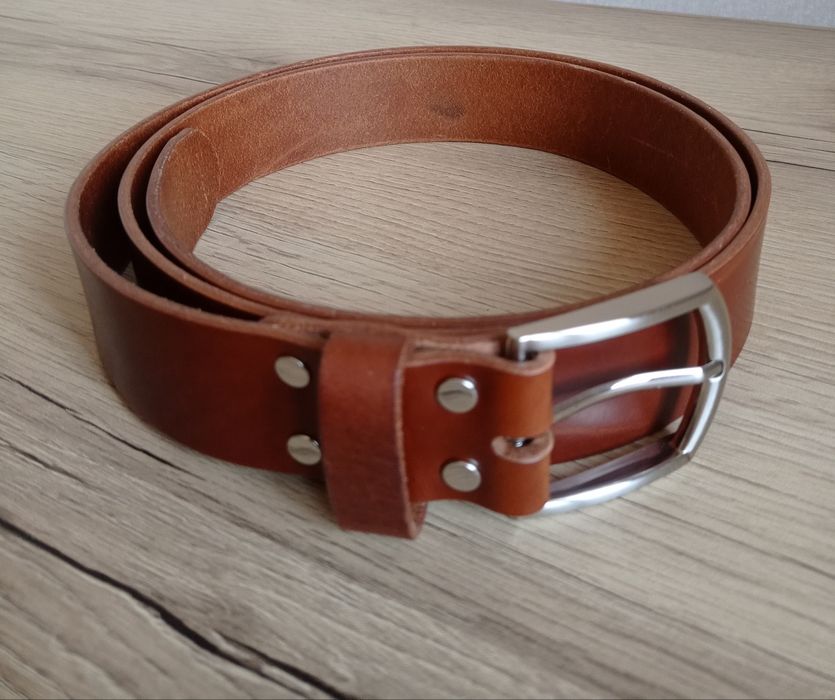 Ремень кожаный ручная работа