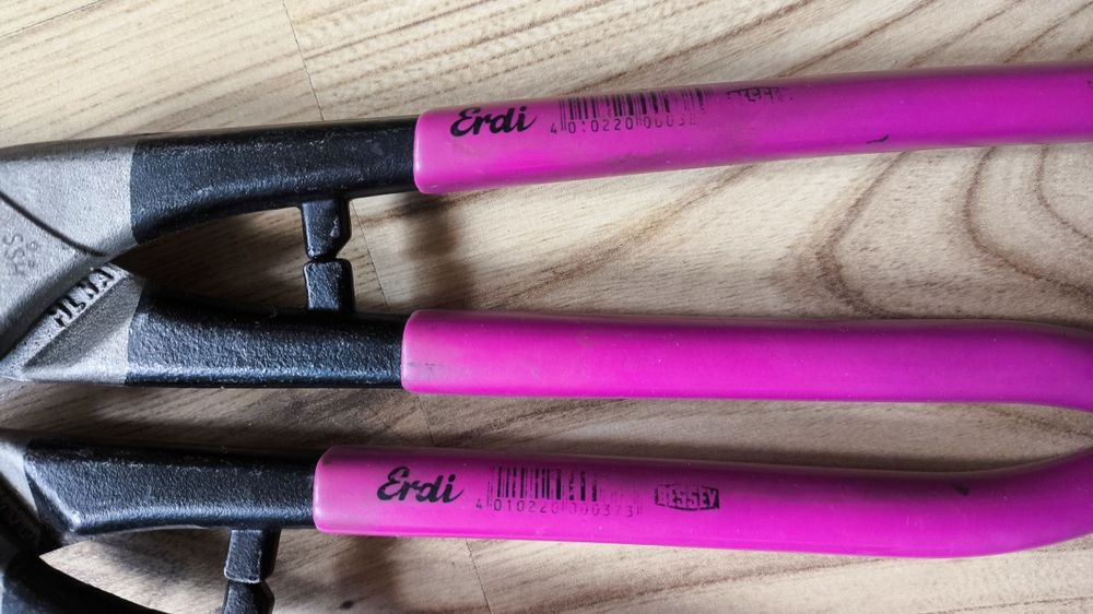 Лява и дясна ножици за рязане на ламарина ERDI BESSEY