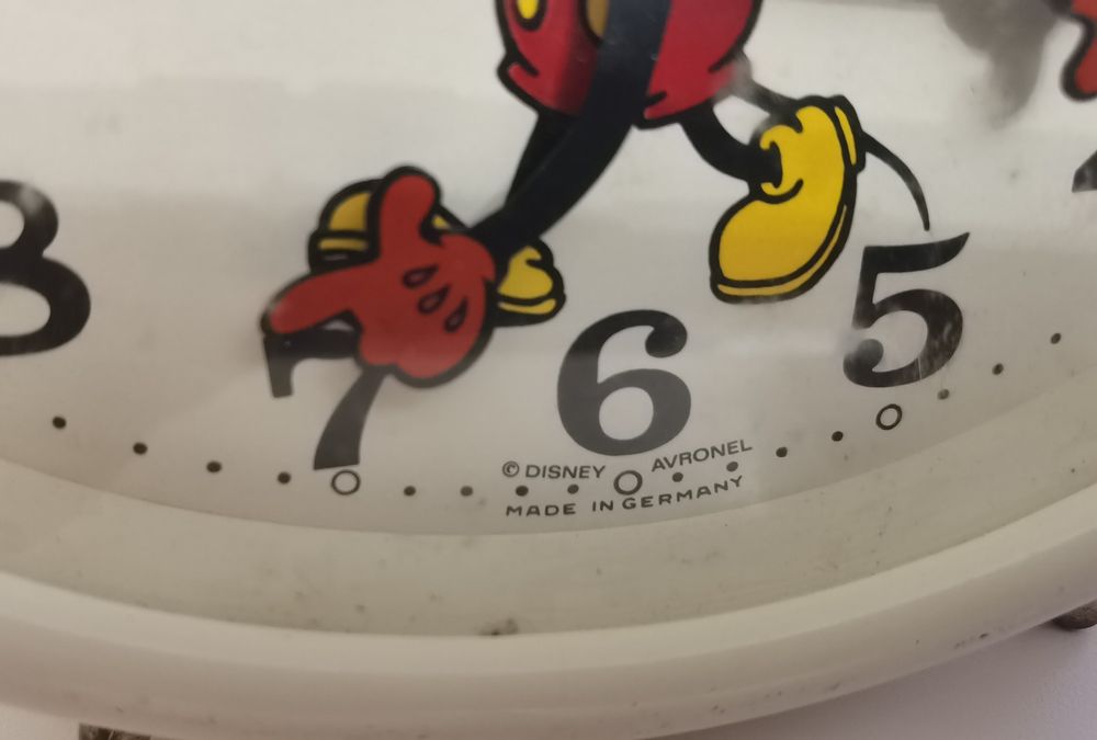 Ceas Birou Avronel Mickey Mouse rar!