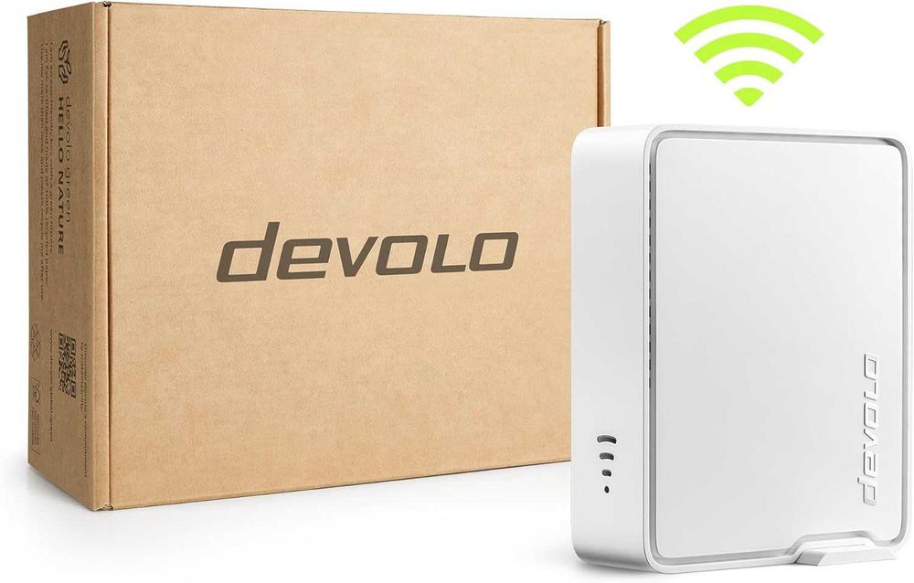 Мощен усилвател на WiFi сигнал WiFi 6 до 5400 Mbps и Mesh технология devolo WiFi 6 Repeater 5400