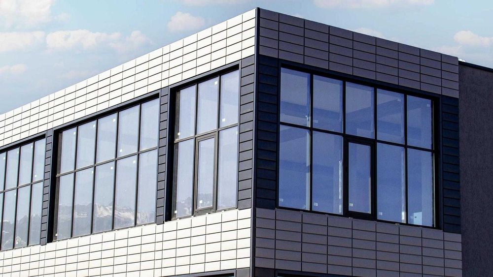 Современный фасад из HPL панелей  Премиум фасад