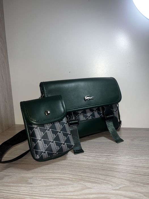 Лакосте зеленая сумка