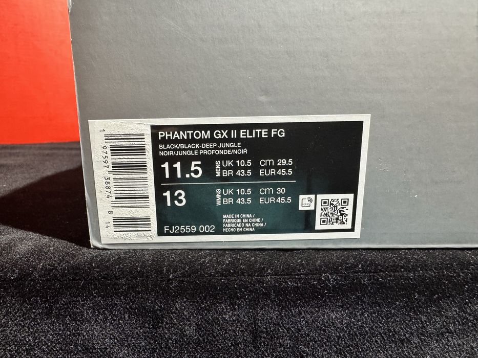 № 45.5,46 оригинални Nike Phantom GX 2 Elite FG Shoemag