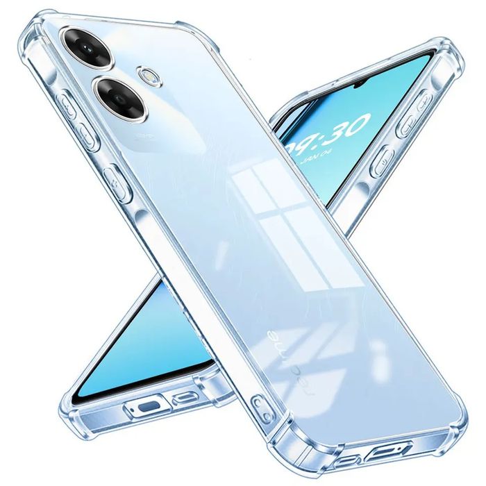 Realme Note 60 / 14X / Удароустойчив силиконов кейс с камера протектор