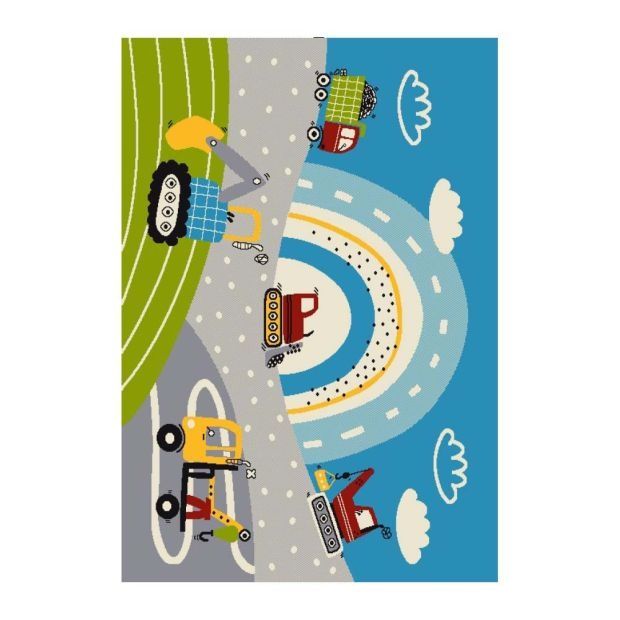 Весел детски килим 120х170см