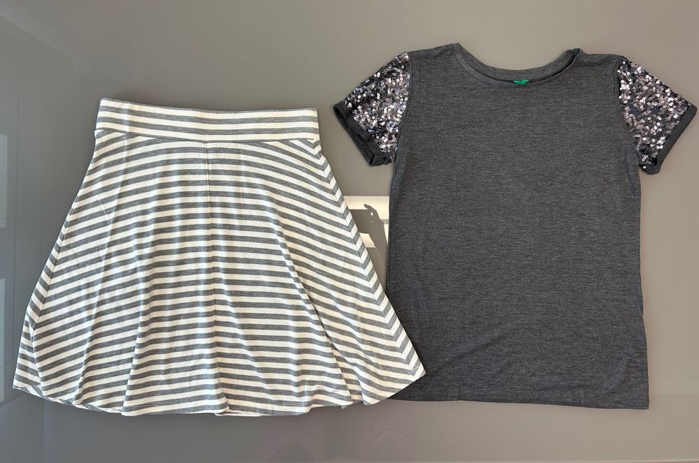 Поли с подарък блузка - Tommy Hilfiger, Diesel, Benetton и др., р-р S