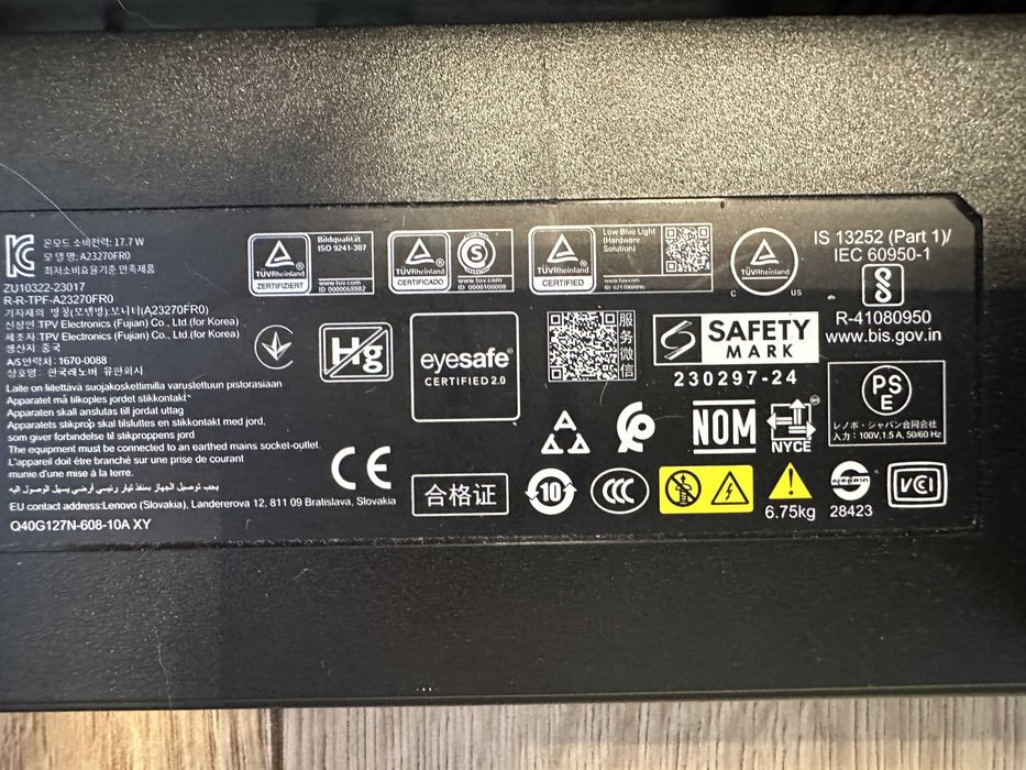 LENOVO Legion R27i-30 - 27” IPS – за ремонт / части