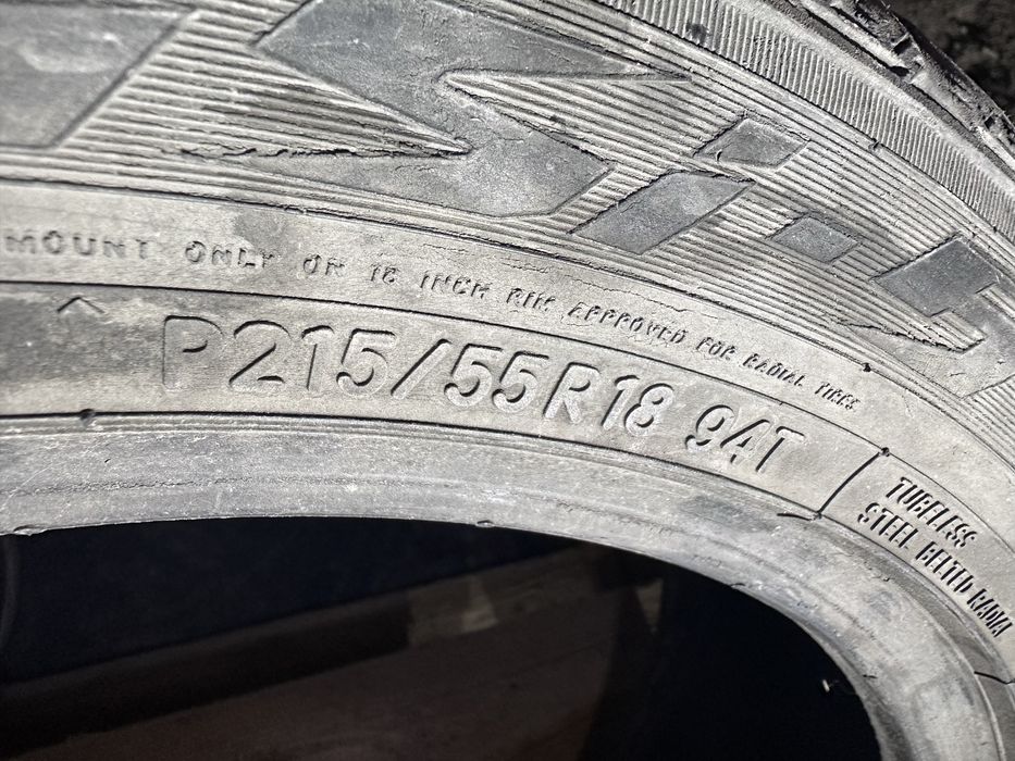 Шины 215/55R18 (3шт)