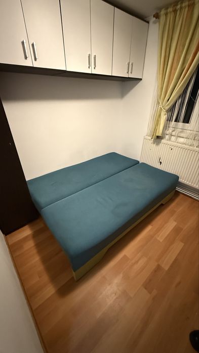 Canapea Extensibila Albastru-Verde