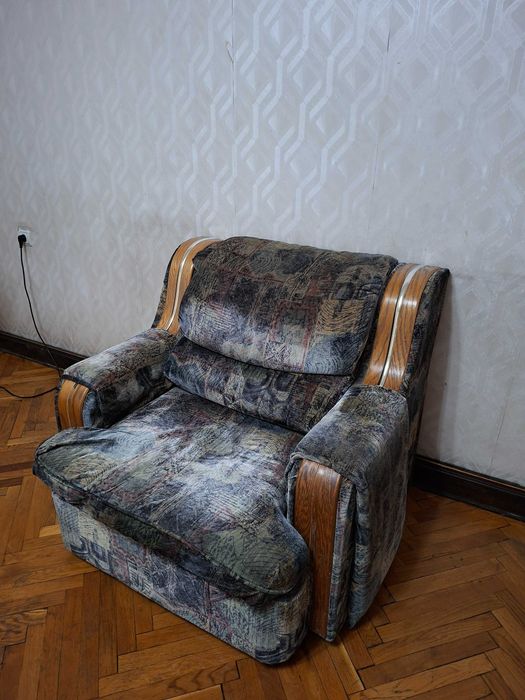 Диван + Кресло (Мягкая мебель) Б/У