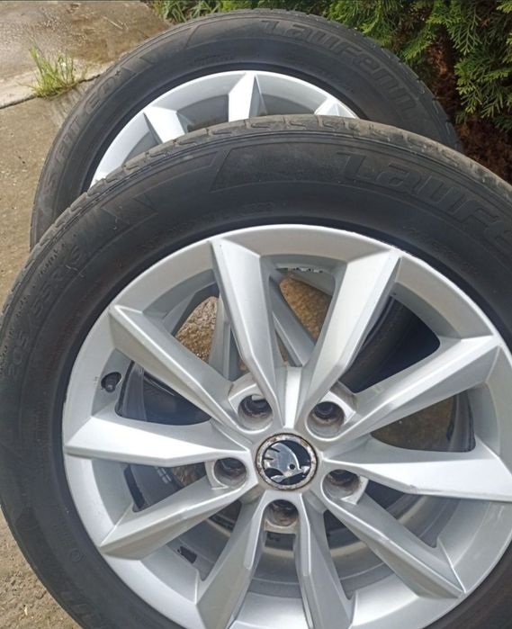 Jante/roti aliaj Skoda Octavia 3/ VW 5x112, R16 cauciucuri vara