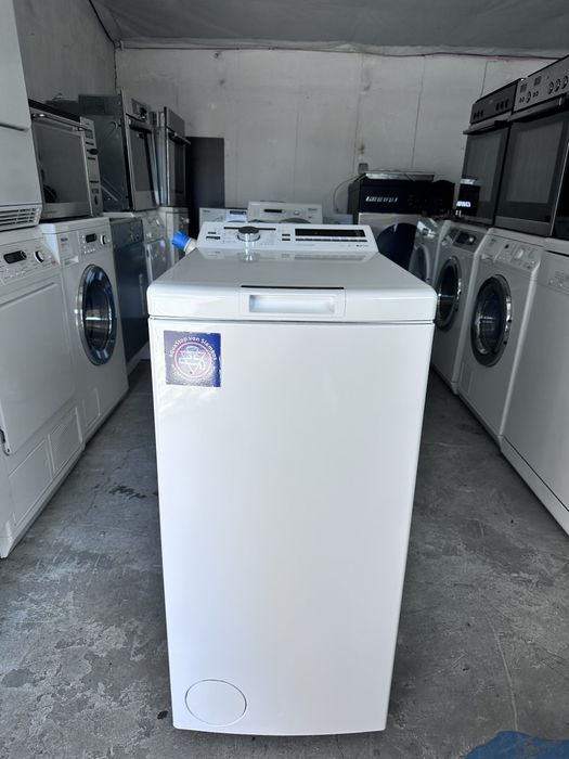 Пералня +гаранция 1 година. SIEMENS, малка, тясна 40см. Горно пълнене 7кг. Безплатна доставка за София