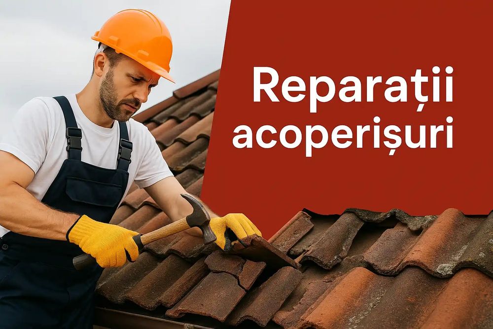 Reparații Acoperișuri De Urgență & Vopsire & Izolați & Montaj Tablă