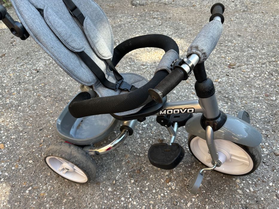 Триколка Lorelli Moovo, Grey Luxe, сива