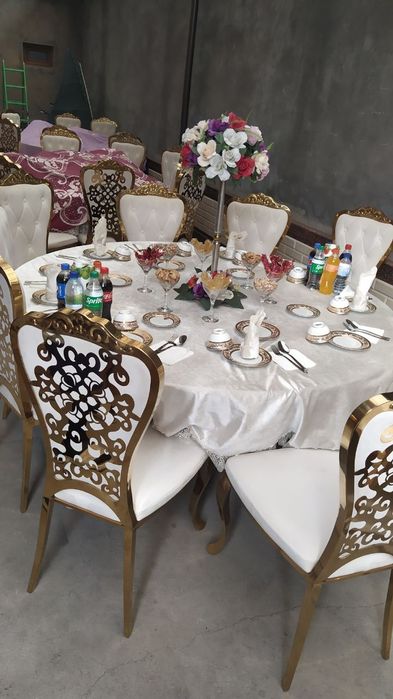 Prokat stol stul chinni idishlar qozon òchoq