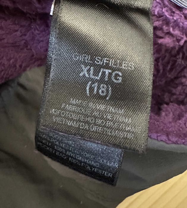Jachetă Polar The North Face Denali Călduros Mov Mărimea XL Copii – Echivalent M / L