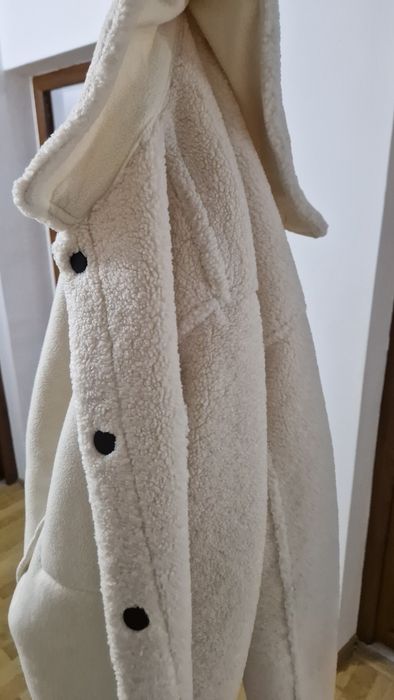 Jacheta Blană Albă Zara