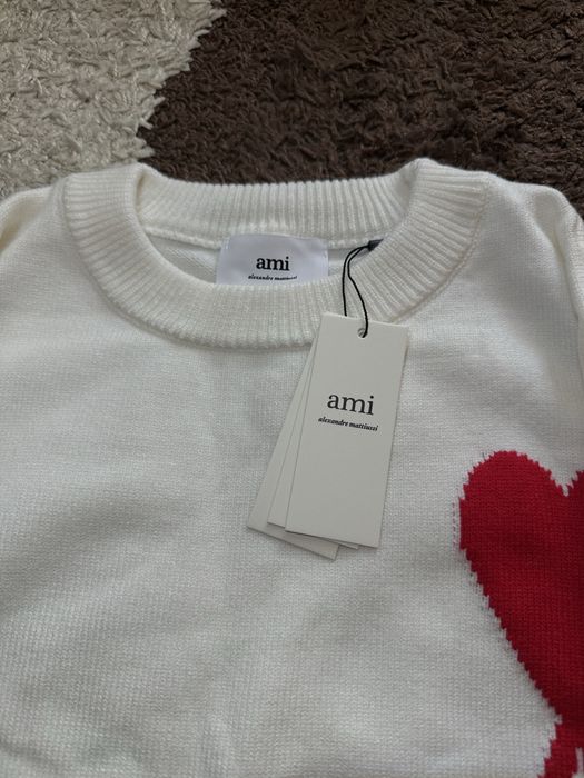 pulover ami alb