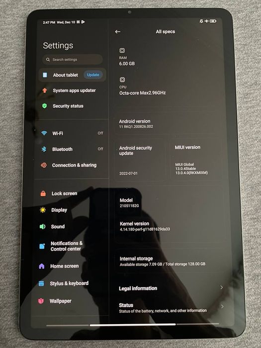 Планшет Xiaomi Pad 5 128GB