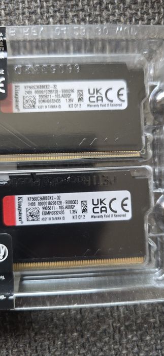 Memorie Ram Kingston Fury Kit 32Gb DDr5 6000 cl36 Amd Expo Ryzen Nou