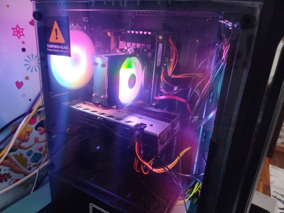 Геймърски Компютър 12/24 ядра/ 16GB DDR4/ Radeon RX 580 8G