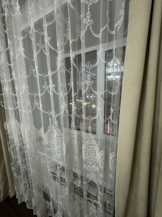 Тюль   цвета  ivory