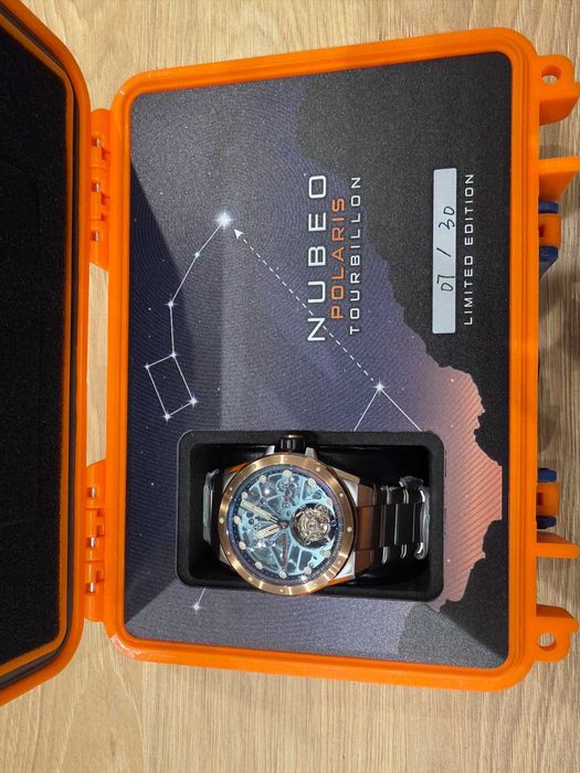 NUBEO Polaris Tourbillon – Лимитирана серия 07/30 – Skeleton