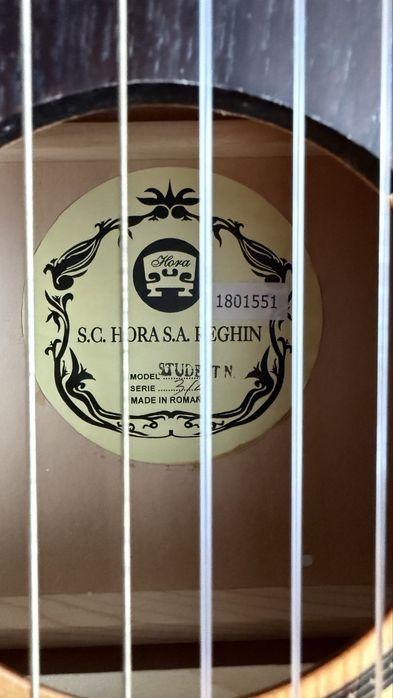 Chitară clasică HORA Reghin Student N 3/4 – NOUĂ, NEFOLOS