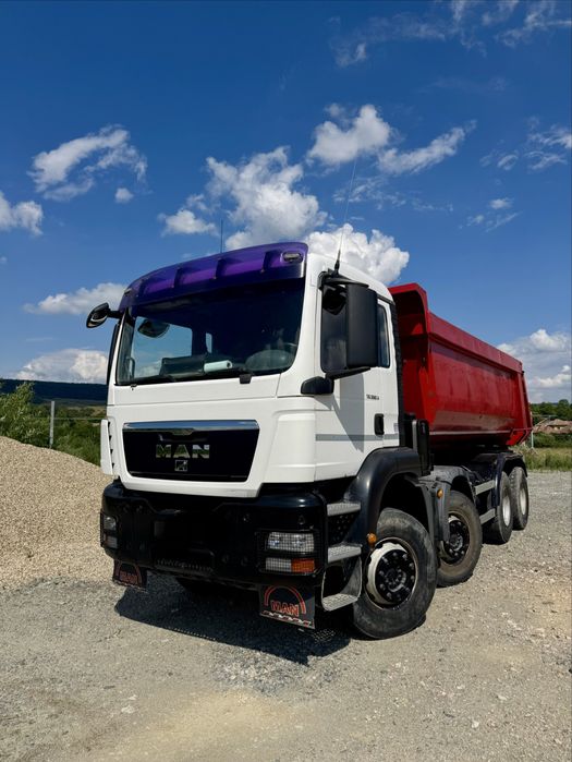 MAN 8x4 bena Schmitz