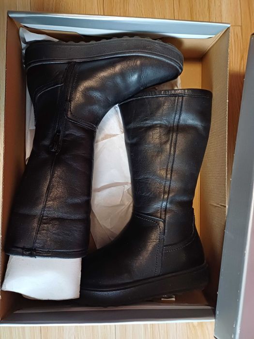Cizme Negre din Piele Naturală