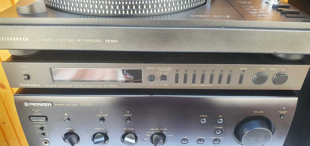 Technics,Pioneer 2 statii si 2 pick-up in stare top, din Germania