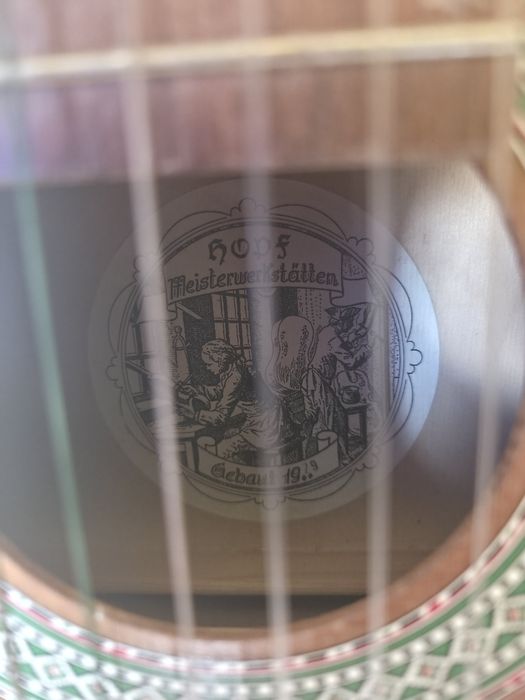 Chitara acustica Hopf MeisterwerKstätten 1979