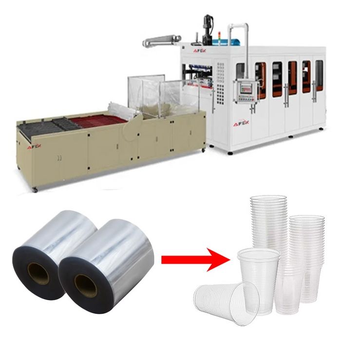 odnorazaviy stakan.Bir martalik plastik stakan ishlab chiqarish lin