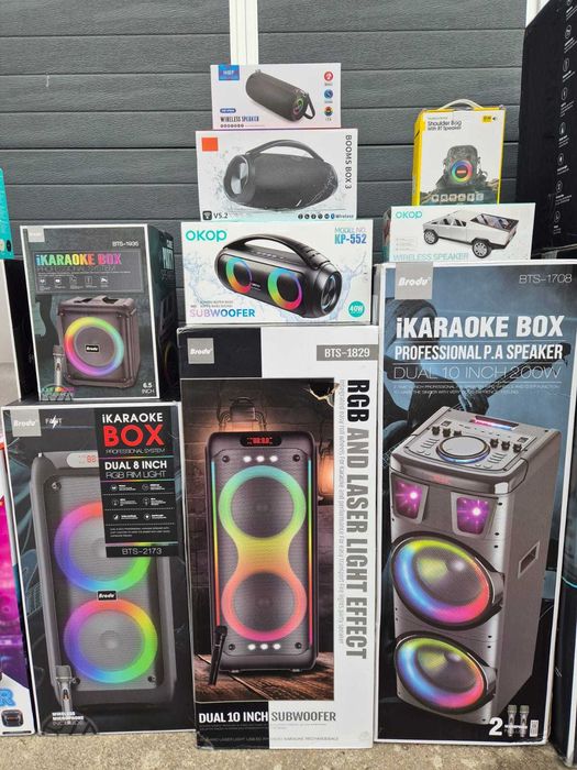 Boxa portabila Bluethooth Mp3 usb fm OKOP KP-552 2X20W