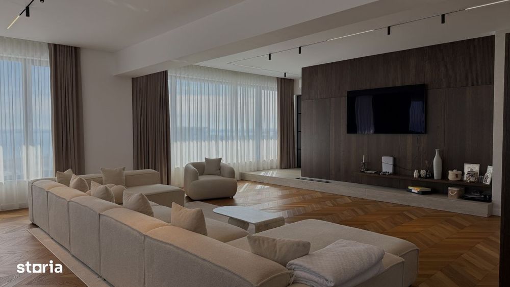 Penthouse pe bune, 5 camere, vedere la Mare si la Lac, 5 parcari subte